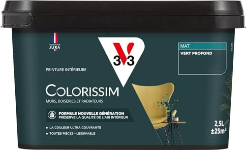 V33 Peinture multi-supports Colorissim® Vert profond Mat 2,5L