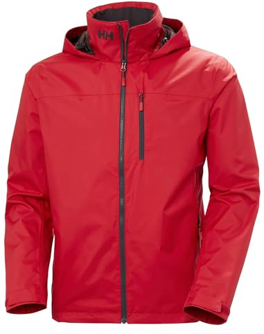 Helly-Hansen Men's Crew Hooded Jacket 2.0, 162 Red, 3X-Large