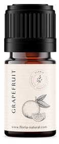 BIO Grapefruit 5 ml I Aromatherapieöl I 100% Naturreines ätherisches Öl I für Aroma Diffuser I Ätherische Öl Diffusor I Aromaöl I Duftöl I by Floria Natural