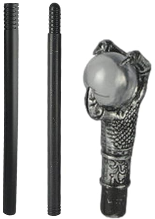 Elegante Prop Stick Dress Pimp Canes, Halloween Zauberstab Stock Halloween-König, Cosplay-Requisite Kostümzubehör Halloween-Par Themenzubehör für Erwachsene und Kinder Birtern