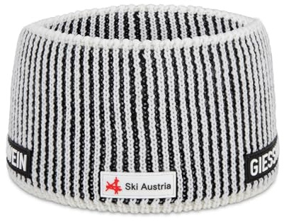 Giesswein Stirnband Ski Austria Weisshorn - ÖSV Merino Headband gefüttert | Ski Austria Kopfband Unisex, Sportswear – warmes, gefüttertes Merino Stirnband, offizieller ÖSV Fanartikel