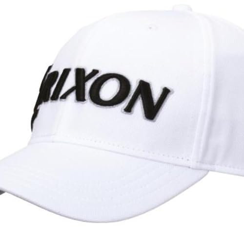 Srixon Tour Caps Golfmütze für Herren, verstellbar, Einheitsgröße (100 % Polyester, Weiß/Schwarz), Schwarz-Weiß, One size