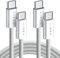 LISEN USB C auf USB C Kabel Kurz 50CM 2Stück, iPhone 15 Ladekabel 60W 20V/3A USB C Schnellladekabel Ladekabel für iPhone 15/Plus/15 Pro/15 Pro Max, MacBook Pro/Air, Samsung S23 S22 S21, Huawei