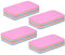 Lot x 4 éponges Rainbow Sponge® - Éponge absorbante en Microfibre Lavable en Machine - Nettoie Toutes Les Surfaces sans rayer