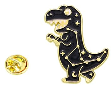 Morain Broche constellations de dinosaures de dessin animé pour sacs à dos et chapeaux vêtements