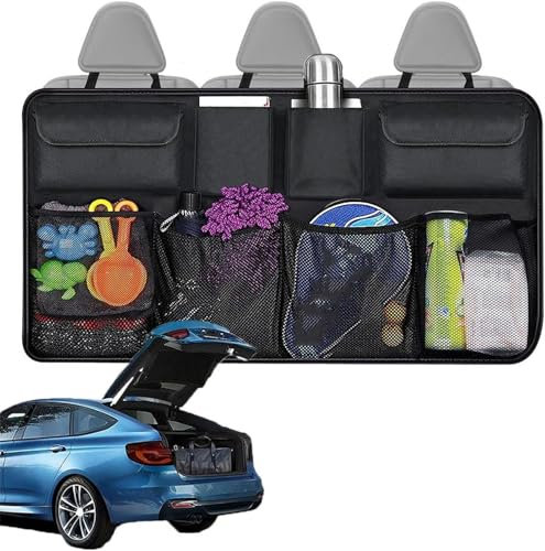 DAYKET Kofferraum Organizer Auto Aufbewahrungstasche für Skoda Octavia 3 Kombi, Hängend Kofferraumtasche Faltbar Kofferraum Taschen ZubehöR