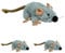 TRIXIE Souris en Peluche Jouet pour Chat, 10 cm (Lot de 3)