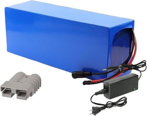 72V 60Ah Lithium Battery Rechargeable Customizable Battery Lithium Battery Pack with Charger and BMS Anderson Connector Suitable for 1000W to 5600W Motors