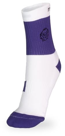 Calzini Sportivi Move On Joy Uomo Donna - Cotone Bicolore, Leggeri Comodi, Punta-Tallone Rinforzati – Running Palestra Pilates Made in Italy (IT, Numero, 42, 48, Regular, Regular, Viola, Donna)