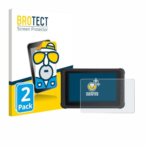 BROTECT Schutzfolie für Webfleet PRO 8475 | 2 Stück Entspiegelnder Displayschutz Made in Germany Matte Displayschutz-Folie Anti-Reflex Anti-Fingerprint Einfache Montage