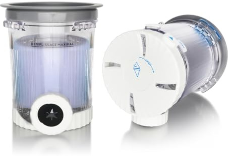 2er-Set 480ML Kompatible Behälter für Ninja Swirl CREAMi – Eisbehälter mit grauen Deckeln für NC700 & NC701EU Serie-Spülmaschinenfest & BPA-frei​