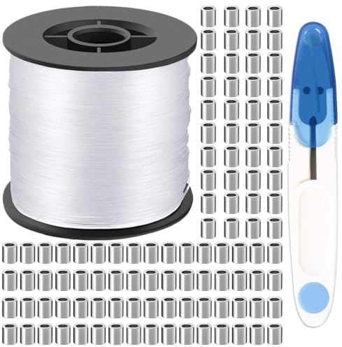 200 m Angelschnur, Transparente Nylonschnur 0,55 mm, Monofil | Flexibler Nylonfaden, für Meeresangeln, Krabbenfang, Girlanden und Dekoration, für Angler, Bastler und Veranstaltungsdeko