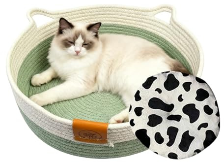Nankoyal Bett Für Katzen Baumwollseil Geflochtenes Nest