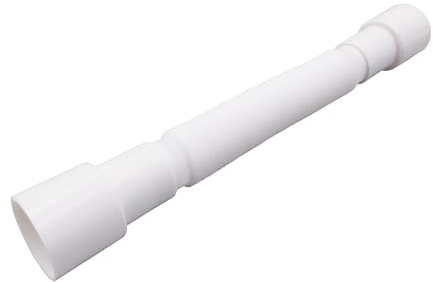 Mirorola Flexibler Ablaufschlauch Universeller abflussrohr für Küchenspüle & Waschbecken, Ausziehbar 380-850mm, 40/50mm Durchmesser, Siphon Röhrensiphon Rohrschlauch aus Kunststoff