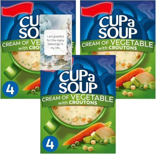 Soup Bundle With Cup a Soup Cream of Vegetable With Croutons (3 Pack)