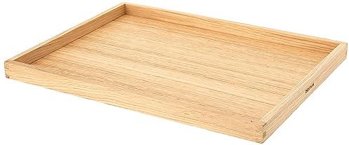 Blomus 63800 -BORDA- Tablett L aus massivem Eichenholz, Serviertablett 2, 5 x 30 x 40 cm