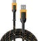 DEWALT Heavy Duty USB C Cable, Premium Braided Nylon USB A to Type C Charger Cable Fast Charging for iPhone 16 Series, iPhone 15 Series, Samsung Galaxy S10 S10+ / Note 9, LG V30 (USB 2.0, Black)