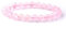 Generic Stein Armband,Naturstein Armreif 7 Chakra Transparente Rosenquarz Stein Elastische Perlen Yoga Energie Charme Armbänder Schmuck Für Anxity Männer Mädchen