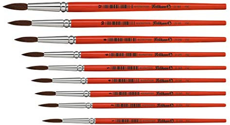 Pelikan 722553 Pinceau à Poils Type 23, Taille 9, 1 pièce
