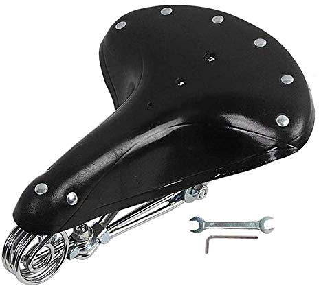 Fahrradsattel Fahrradsattel Klassische Sättel Kissen Matte mit Wasserdicht Fahrrad Sattelbezüge Schwarz