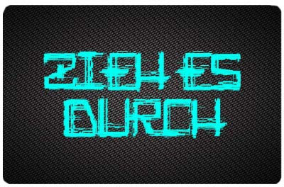 „LET IT Snow“ oder „ZIEH ES DURCH“ oder „ENDLICH Wochenende“ Karte im Carbon Lock im EC-Karten/Personalausweis Format für ihre Brieftasche Schnupfset Sniff Snuff Bullet (ZIEH ES DURCH, 1 Stück)