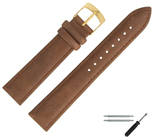 MARBURGER Uhrenarmband 16mm Leder - Werkzeug Montage Set 77116