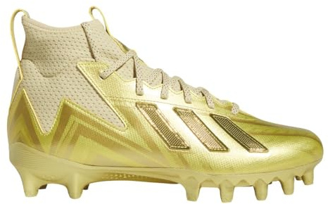 adidas Mens Freak 23 Football Sneakers Shoes - Gold - Size 12.5 M