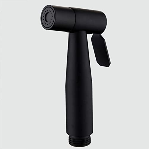 GRAWIT Rubinetto Doccia Bidet Toilette Bidet Spray Nero Bidet Spray Head Spruzzatore in Acciaio Inossidabile Nero Doccia a Risparmio idrico Soffione Doccia Nero Beautiful Scenery