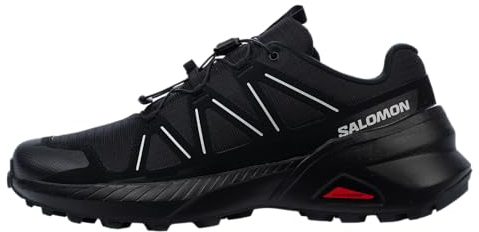Salomon Speedcross Peak Herren Trail-Laufschuhe, Präzise Passform, Geländegängiger Schutz, Aktiver Grip, Black, 49 1/3
