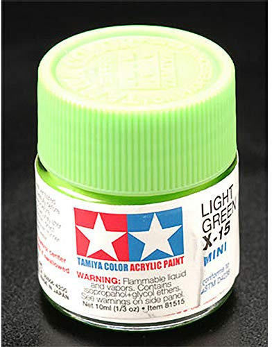 Tamiya Acrylic Mini X-15 Light Green 10ml Paint Bottle