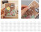 OTCRAFT Mini-Action-Wackel-Set, selbstklebende Federn, kleine Wobbler, für Kartenherstellung, DIY, Scrapbooking, Kunstprojekte, Handarbeit, Scrapbooking, Verzierungen, 30 Stück