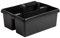 Rectangular 2-Compartment Large Portable Kitchen Cleaning Organizer Carry Caddy Tidy with Handle - Great for Store, Garage, Garden, Office - Midnight Greyish, Kitchen Caddy
