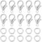 ALEXCRAFT 925 Sterling Silber Kettenverschluss Ketten Verschlüsse Armband Verschluss für DIY Schmuckherstellung