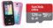 VTech KidiZoom Snap Touch pink – Kinderkamera im Smartphone-Format mit Touchscreen & SanDisk Ultra Android microSDXC UHS-I Speicherkarte 128 GB + Adapter