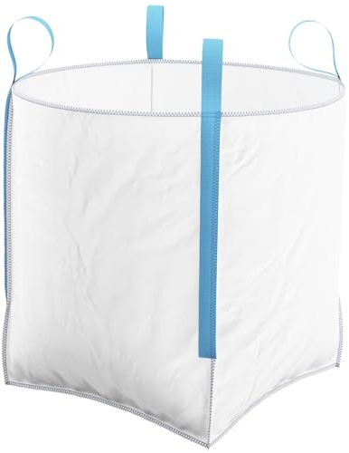 1 Tonne FIBC Builders Bulk Bag 85cm x 85cm x 85cm - Garden Building Waste Jumbo Ton Heavy Duty Sack