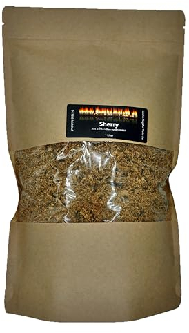 BBQ Smoking Flour from Barrique Barrels 1 Litre Various Types such as Whisky Sherry or Red Wine (Sherry)