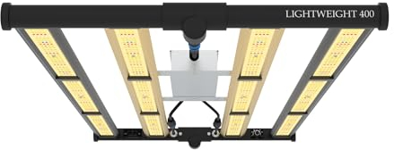 THE GROW 400 Watt Lightweight LED Vollspektrum (mit UV- und Infrarotlicht) Leistungsstarke Pflanzenlampe, 0%-100% Dimmbar, Growzelt, Daisy-Chain Funktion, Blüte Wachstum