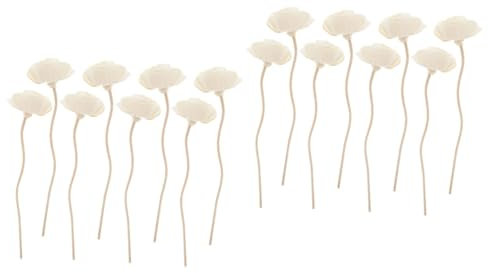 HAWILLOSCH 16stücke Diffuser Rattan Sticks Teiliges Duftstäbe Für Ätherische Öle Für Aromatherapie Und Raumdekoration Für Wohnzimmer Büro Und Schlafzimmer