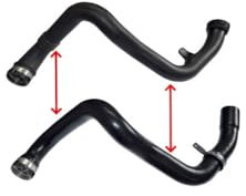 Wieln Manguito Intercooler compatible con Opel Insigna B Grand Sport Sports Tourer 1.6 CDTi Tubo de aire 39155302 461071664