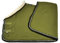Wagner Fleece Abschwitzdecke mit Fellkragen (Olive, 135)