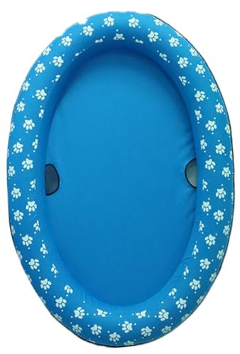 BUGUUYO Piscina Inflable Portátil para Mascotas para Perros y Gatos Colchón Flotante Resistente