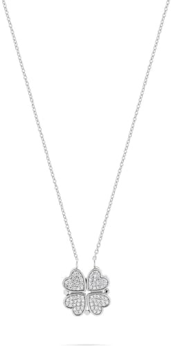 CHRIST Damen-Kette 925er Silber, recycelt Zirkonia 32029717