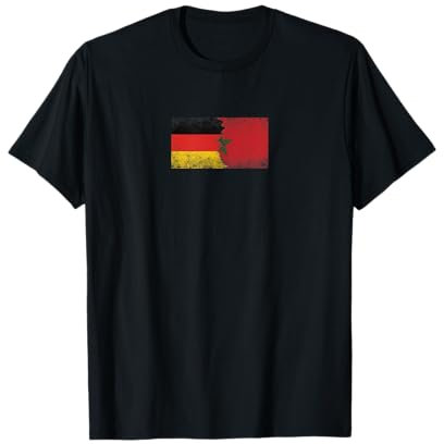 Drapeaux de l'Allemagne et du Maroc – Marocain allemand T-Shirt