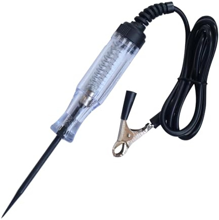 Bohany Comprobador de circuito eléctrico, comprobador de voltaje, dispositivo de diagnóstico para coche, moto, camión, remolque, toma de tierra, fácil de usar