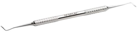 Semilac Podologie Sonde – Doppelseitiges Pediküre-Instrument aus Edelstahl für eingewachsene Zehennägel & Hornhautentfernung
