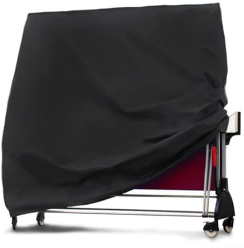 HOHOVYVY Abdeckung für Outdoor Tischtennisplatte 165x70x185 cm aus wasserdichtem 210D Oxford Gewebe mit PU-Beschichtung, staubdicht, wetterfest und UV-beständig