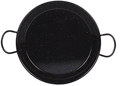 Cofan Poêle à Paella en Acier Émaillé Spéciale pour Induction | Format Traditionnel | Conception avec deux poignées | Ø340 MM - u: 1