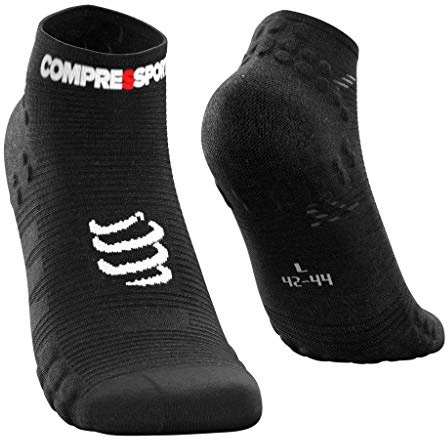 Compressport SL3T3SB Calcetines, Hombre, Negro, 3XL
