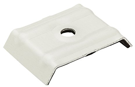 100x Kalotten Trapezblech Profilbleche Trapezform 35/207 Aluminium mit EPDM-Dichtung - grauweiß (RAL 9002)