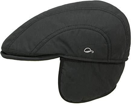 Göttmann Dean Wasserabweisende Flatcap mit Ohrenklappen - Schwarz (19) - 58 cm